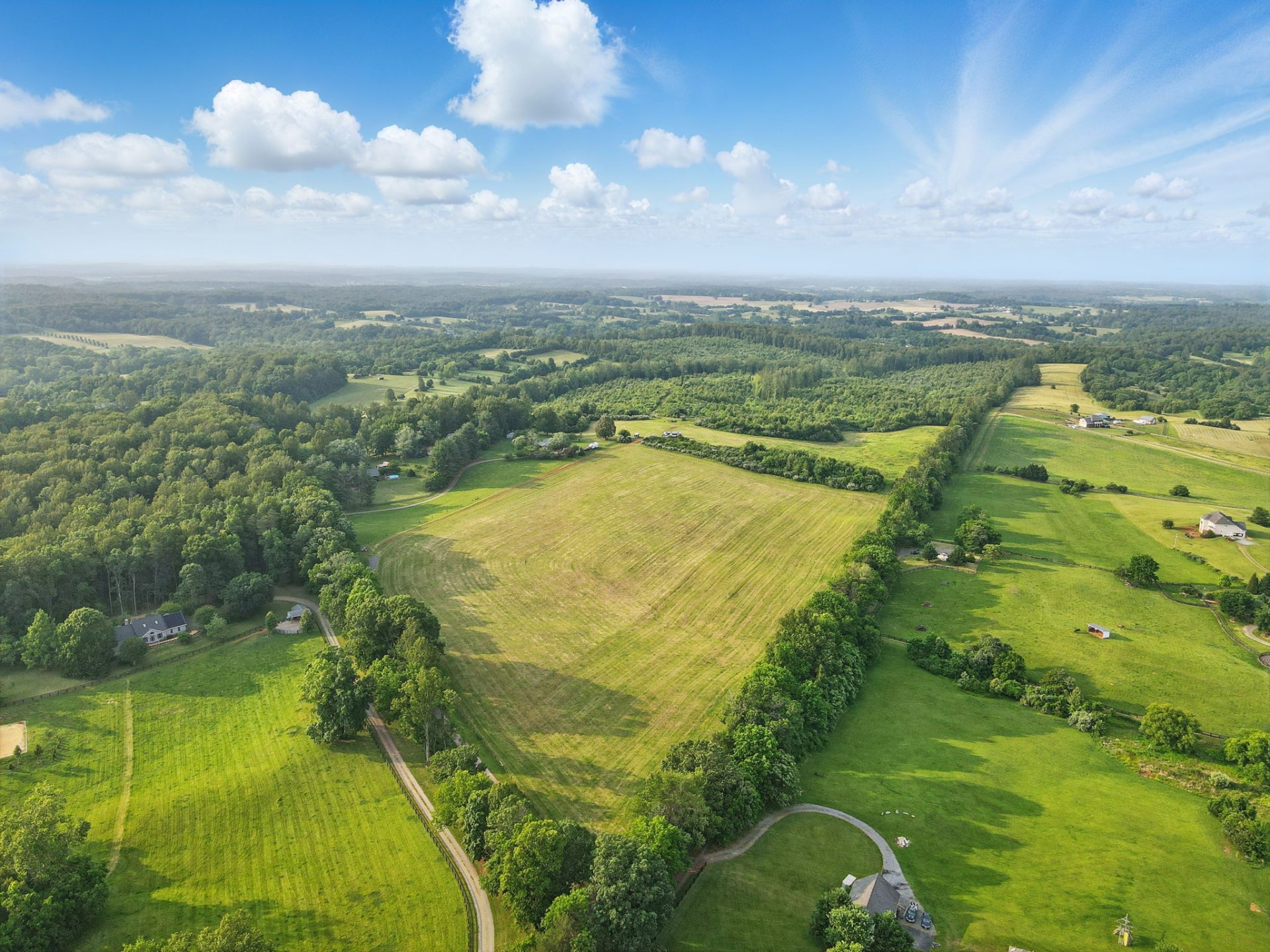 Aerial Farmland – Summer