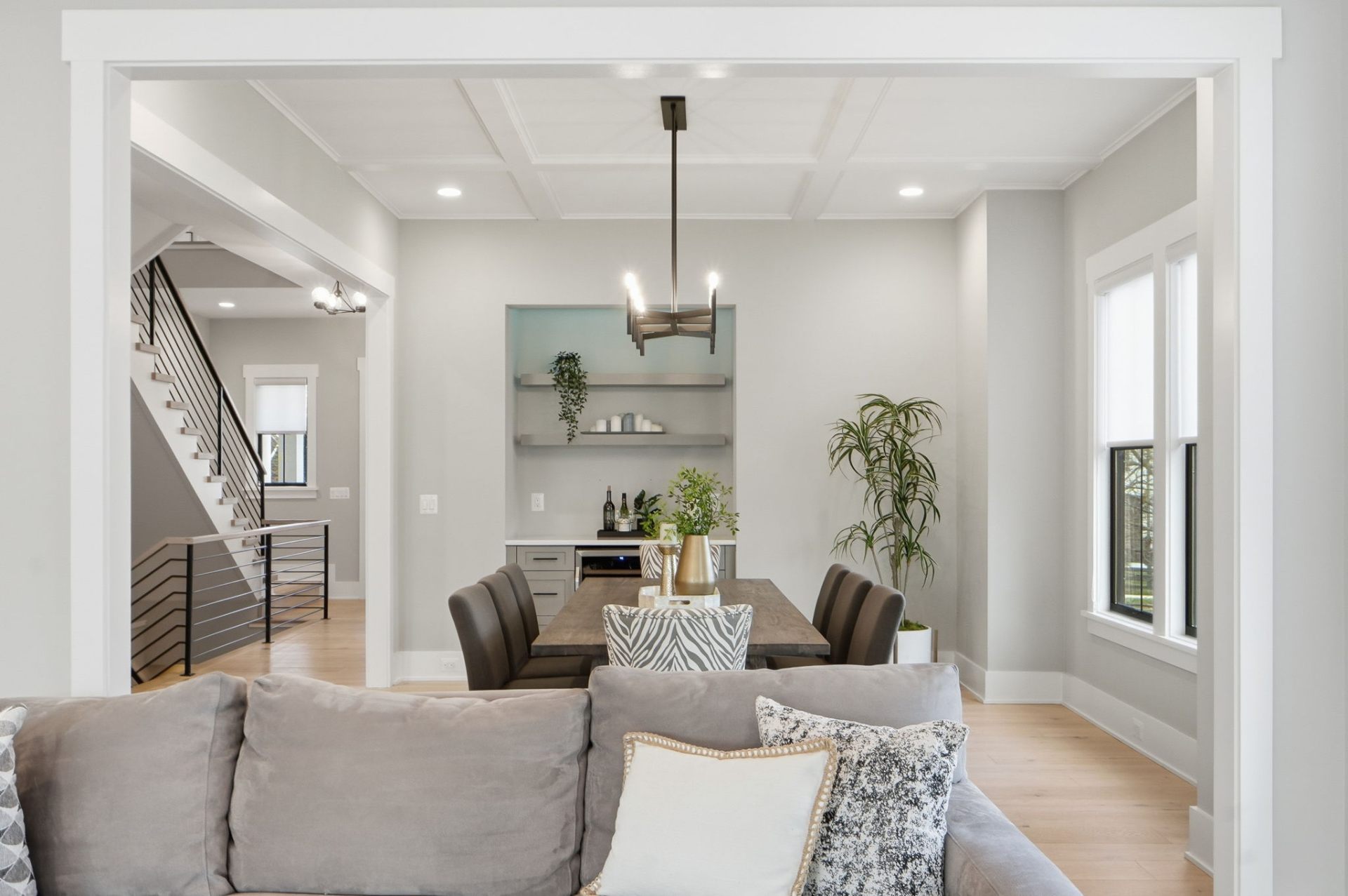 Dining Room – Coffered Ceiling