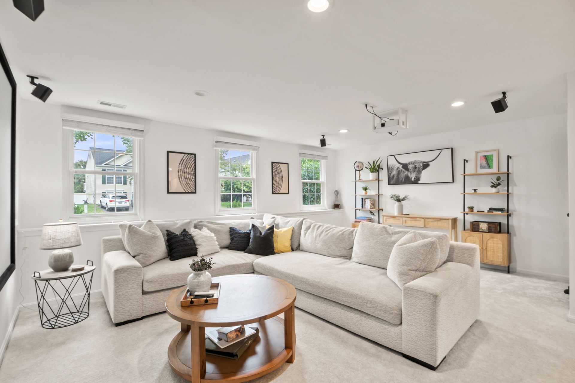 Living Room – Sectional & Bay Window